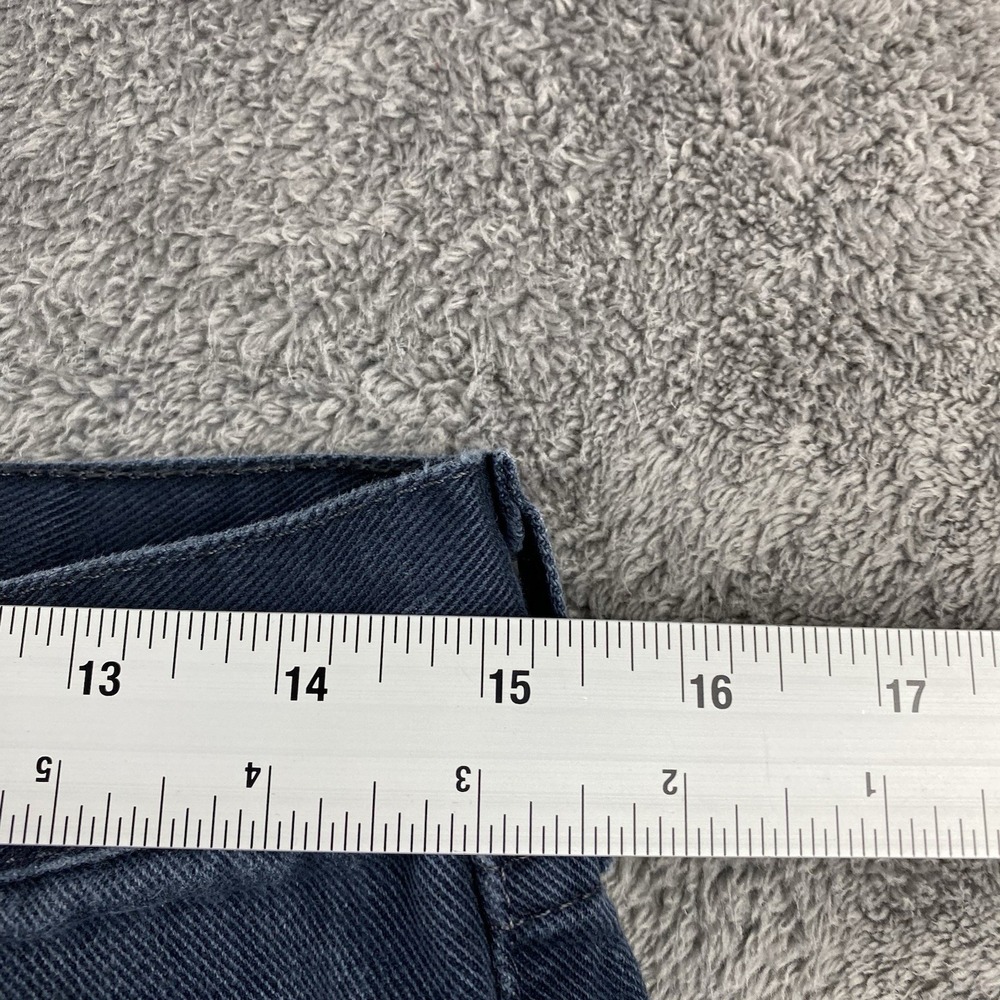Levis 551 Straight Leg Jeans Mens 32x30 Black Denim‎ Button Fly Mid Rise - Picture 9 of 15